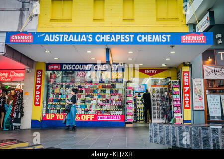 Günstigstes Chemiker store in Australien Stockfoto