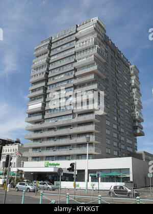 Bedford Hotel (Holiday Inn), Kings Road, Brighton (Juli 2010) Stockfoto