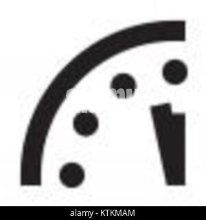 Doomsday Clock 2 Minute. Stockfoto