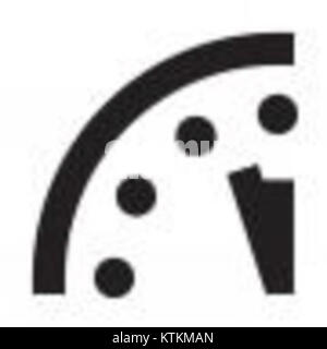 Doomsday Clock 3 Minute. Stockfoto