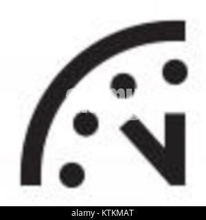 Doomsday Clock 7 Minute. Stockfoto