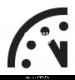 Doomsday Clock 5 Minute. Stockfoto