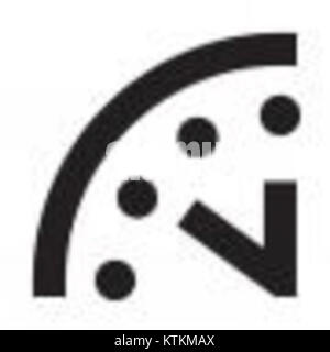 Doomsday Clock 9 Minute. Stockfoto