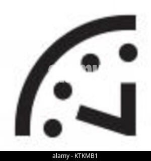 Doomsday Clock 12 Minute. Stockfoto