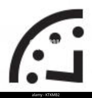 Doomsday Clock 14 Minute. Stockfoto