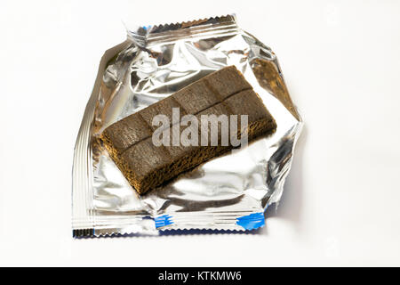 Bars der Medizinischen hematogen auf weißem Hintergrund Schuß close-up Stockfoto