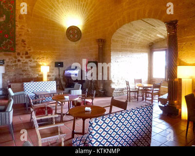 Benavente Castillo de la Mota y Torre del Caracol (Parador Nacional de Benavente) 07. Stockfoto