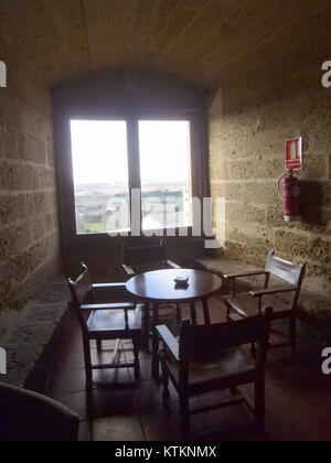 Benavente Castillo de la Mota y Torre del Caracol (Parador Nacional de Benavente) 11. Stockfoto