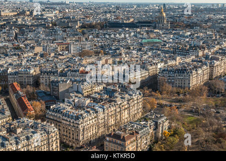Schöne Sicht auf Paris. Stockfoto