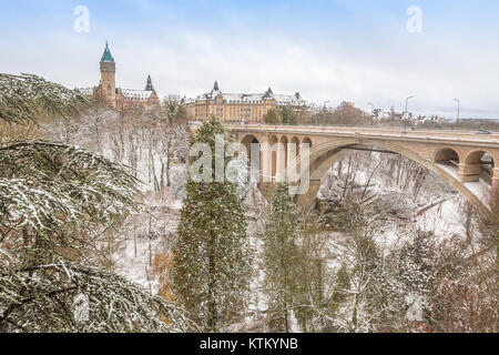 Adolphe Brücke Luxemburg Stockfoto