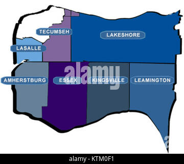 Die Karte von Essex County zeigt die geografischen Besonderheiten und Städte im Essex County im US-Bundesstaat New Jersey. Es zeigt wichtige Städte, Verkehrswege und Naturdenkmäler und gibt einen Überblick über die Geographie der areaâ. Stockfoto