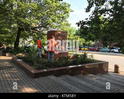 Basis der Konföderierten Soldaten und Matrosen Denkmal, Mount Royal Avenue, Baltimore, MD (36641432691) Stockfoto