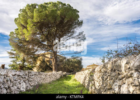 Sizilianische Landschaft Stockfoto