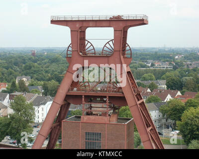 Aussicht Plattform Zeche Zollverein Essen vom 24 08 2012 Nr 11. Stockfoto