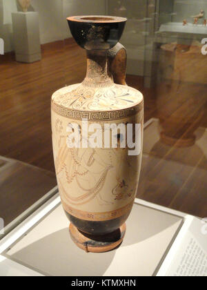 Atalanta Lekythos, 500-490 v. Chr., Griechischer, Dachboden, zu Douris, Keramik Cleveland Museum der kunst DSC 08209 zugeschrieben Stockfoto