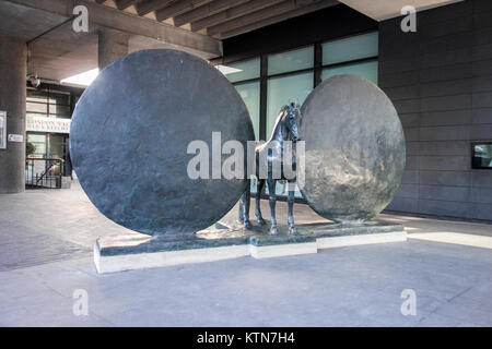 Union (Pferd mit zwei Scheiben), 2001 von Christopher Le Brun auf Anzeige am Museum von London, Großbritannien Stockfoto