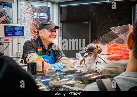 Queen Victoria Market in Melbourne ist die größte Open-Air-Markt in Australien Stockfoto