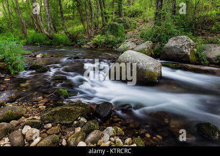 Landschaft in der Nähe von Jaraiz de la Vera, Caceres. Der Extremadura. Spanien. Stockfoto