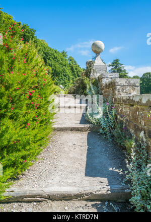 Dunrobin Castle an einem sonnigen Tag, Sutherland County, Schottland. Stockfoto