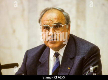 CDU-Chef Helmut Kohl Stockfoto