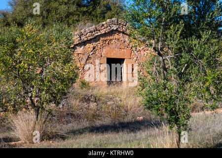 Cabanes de Volta, Construcción rural de Piedra en Seco, Valle del, Les Garrigues, Lleida, Katalonien, Spanien Stockfoto