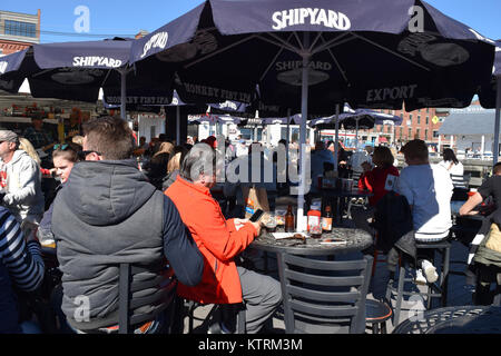 Der Portland Hummer Restaurant in Portland Maine. Stockfoto