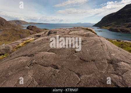 Loch na Cuilce - Cuilin Hills Stockfoto