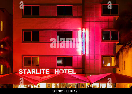 Starlite Hotel, South Beach, Miami Beach, Florida, USA Stockfoto