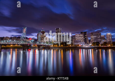 City Skyline, Portland, Oregon, USA Stockfoto