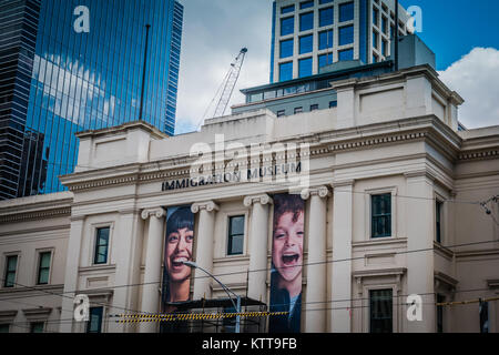 Melbourne Immigration Museum Gebäude Stockfoto