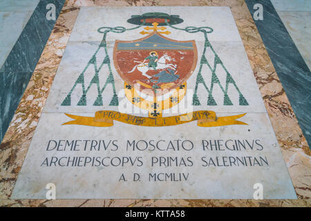 Dom von Salerno, Kampanien, Italien. Stockfoto