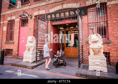 Melbourne chinatown Geschichte Museum Stockfoto