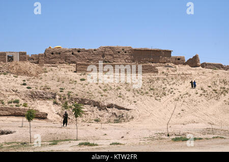 Der Blick von der Landezone in Khawajah Badakhdhan Bahawuddin, Provinz, Afghanistan, 27. Juni 2012. (37 IBCT Foto von Sgt. Kimberly Lamm) (freigegeben) Stockfoto