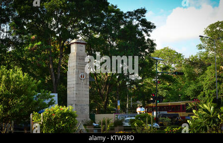 Kriegerdenkmal in Trivandrum. In Erinnerung an alle Soldaten von Travancore, die im Großen Krieg gekämpft. Stockfoto