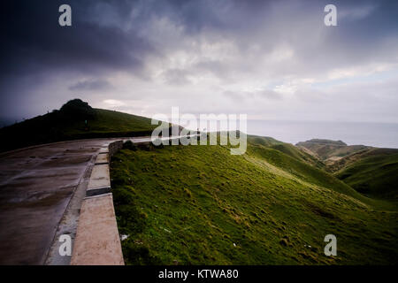 Rolling Hills von Iraya, Basco, Batanes, Philippinen. Stockfoto