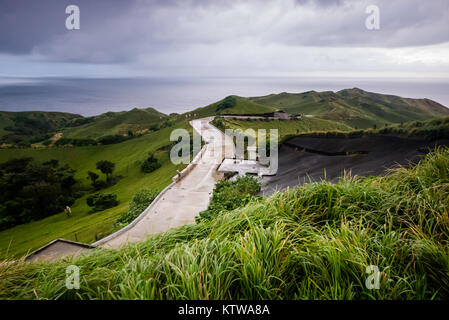 Rolling Hills von Iraya, Basco, Batanes, Philippinen. Stockfoto