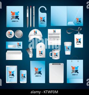 Business Briefbogen Layout Vorlage Design Vektorgrafik Vektor