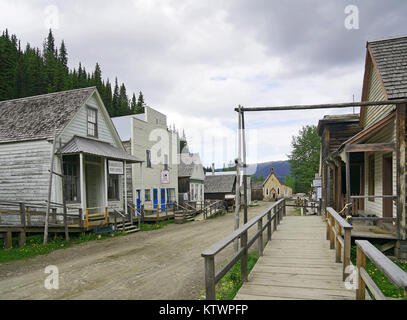 Barkerville, historischen Stadt aus Gold-rush Zeitraum Stockfoto