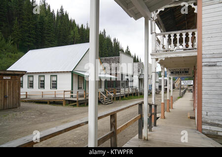 Barkerville, historischen Stadt aus Gold-rush Zeitraum Stockfoto