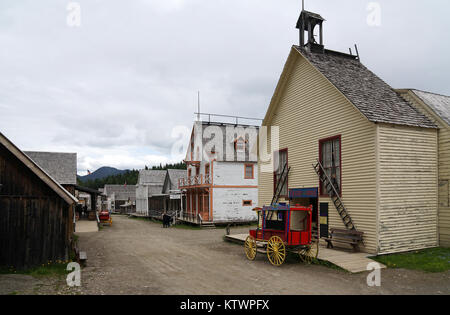 Barkerville, historischen Stadt aus Gold-rush Zeitraum Stockfoto