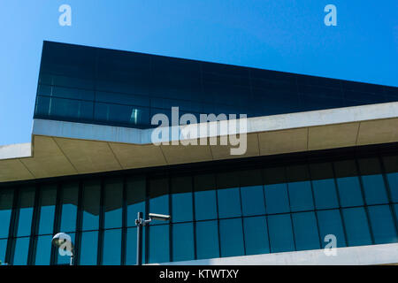 Blick auf die Akropolis museum in Athen Griechenland Stockfoto