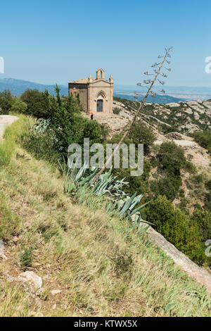 Ermita de Sant Joan in Montserrat, Katalonien, in der Nähe von Barcelona, Spanien Stockfoto