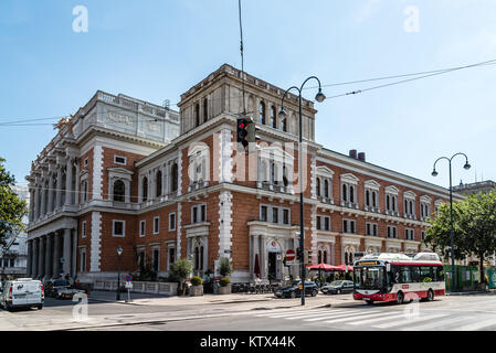 ' Wiener Borse. Es ist das Gebäude der Wiener Börse. Es ist eine der ältesten Börsen in Europa Stockfoto