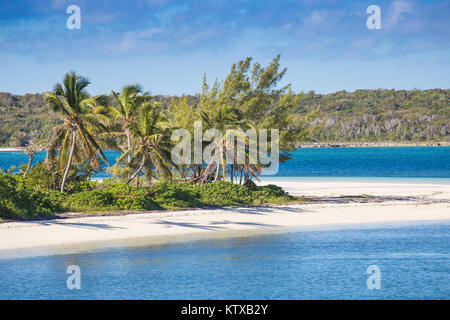 Tihiti Strand, Elbow Cay, Abaco Islands, Bahamas, Karibik, Mittelamerika Stockfoto