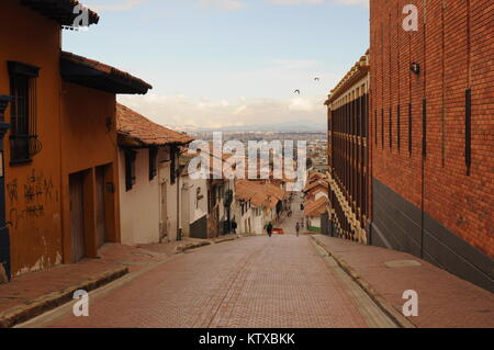 La Candelaria in Bogotá Stockfoto