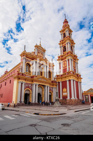 St. Franziskus Kirche, Salta, Argentinien, Südamerika Stockfoto