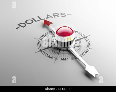 Ägypten hohe Auflösung Dollar Konzept Stockfoto
