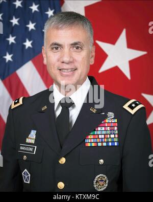 Offizielles Portrait der US-Armee Cyber Command Commander Paul Nakasone Oktober 14, 2016 in Washington, DC. Stockfoto