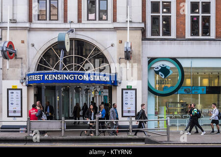 High Street Kensington, London, England, Großbritannien Stockfoto