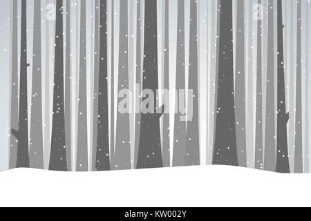 Winter Schwarzwald Stock Vektor